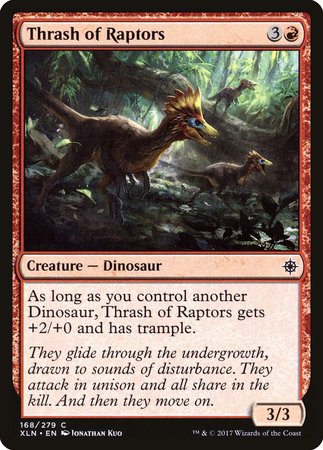 Thrash of Raptors [Ixalan] | Exor Games New Glasgow