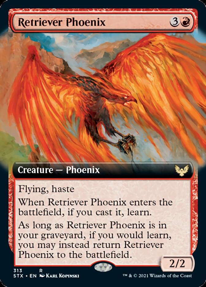 Retriever Phoenix (Extended) [Strixhaven: School of Mages] | Exor Games New Glasgow