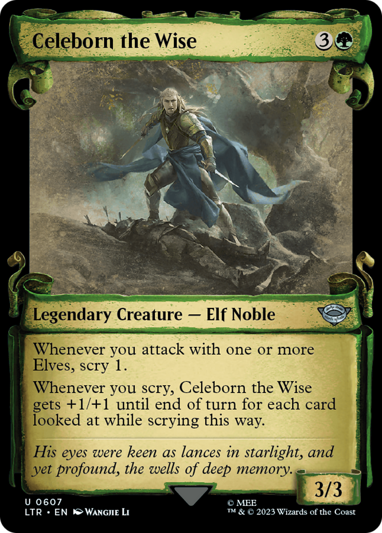 Celeborn the Wise [The Lord of the Rings: Tales of Middle-Earth Showcase Scrolls] | Exor Games New Glasgow