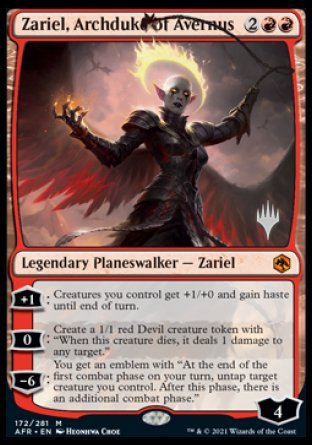 Zariel, Archduke of Avernus (Promo Pack) [Dungeons & Dragons: Adventures in the Forgotten Realms Promos] | Exor Games New Glasgow
