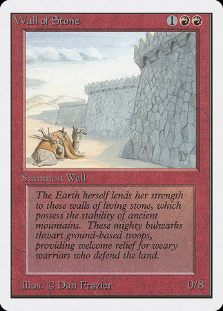 Wall of Stone [Unlimited Edition] | Exor Games New Glasgow