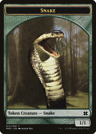 Snake Token [Modern Masters 2015 Tokens] | Exor Games New Glasgow