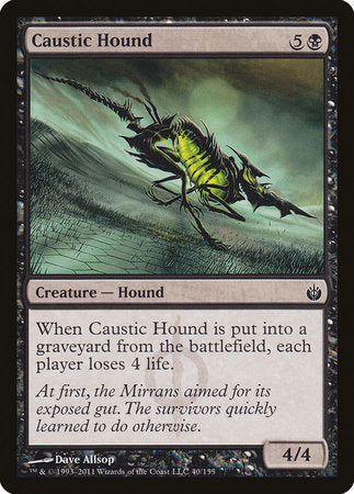 Caustic Hound [Mirrodin Besieged] | Exor Games New Glasgow