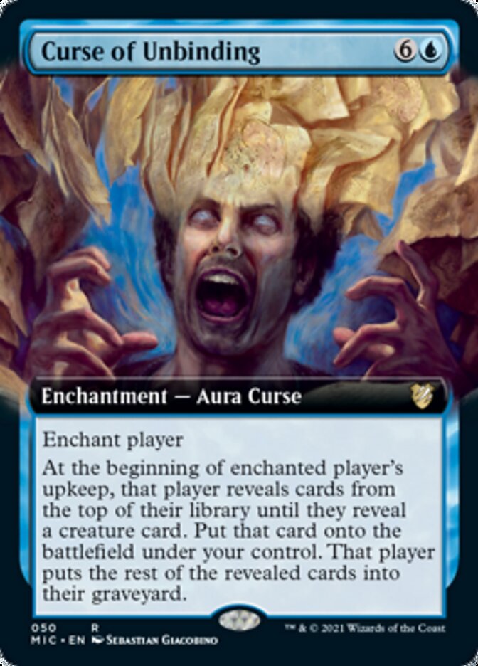 Curse of Unbinding (Extended) [Innistrad: Midnight Hunt Commander] | Exor Games New Glasgow