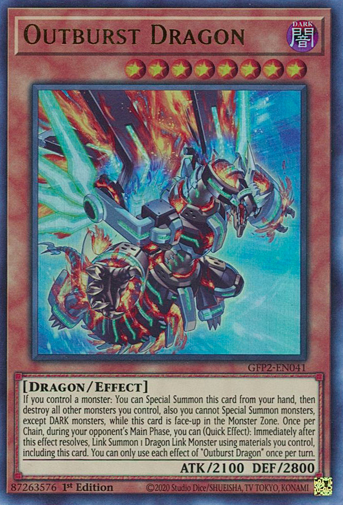 Outburst Dragon [GFP2-EN041] Ultra Rare | Exor Games New Glasgow