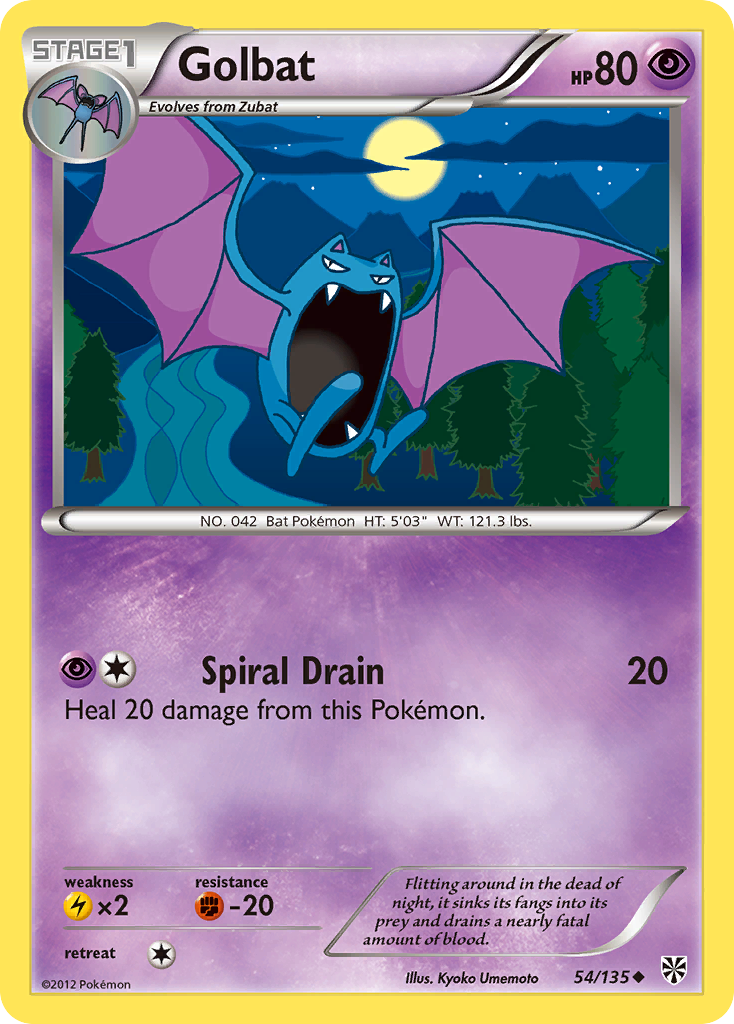 Golbat (54/135) [Black & White: Plasma Storm] | Exor Games New Glasgow