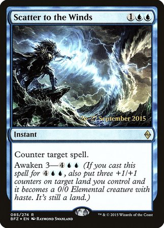 Scatter to the Winds [Battle for Zendikar Promos] | Exor Games New Glasgow