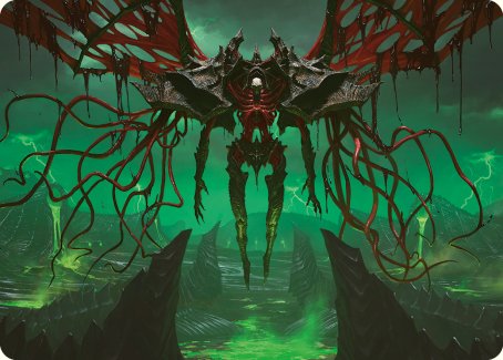 Archfiend of the Dross Art Card [Phyrexia: All Will Be One Art Series] | Exor Games New Glasgow