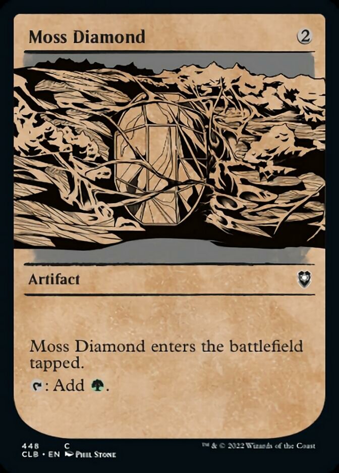 Moss Diamond (Showcase) [Commander Legends: Battle for Baldur's Gate] | Exor Games New Glasgow
