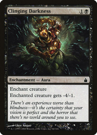 Clinging Darkness [Ravnica: City of Guilds] | Exor Games New Glasgow
