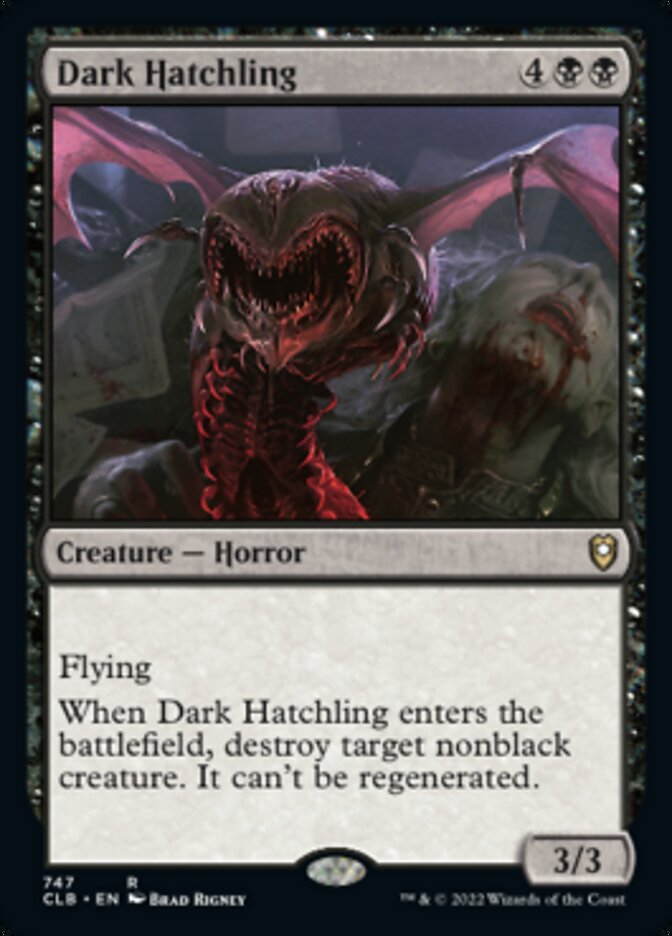 Dark Hatchling [Commander Legends: Battle for Baldur's Gate] | Exor Games New Glasgow