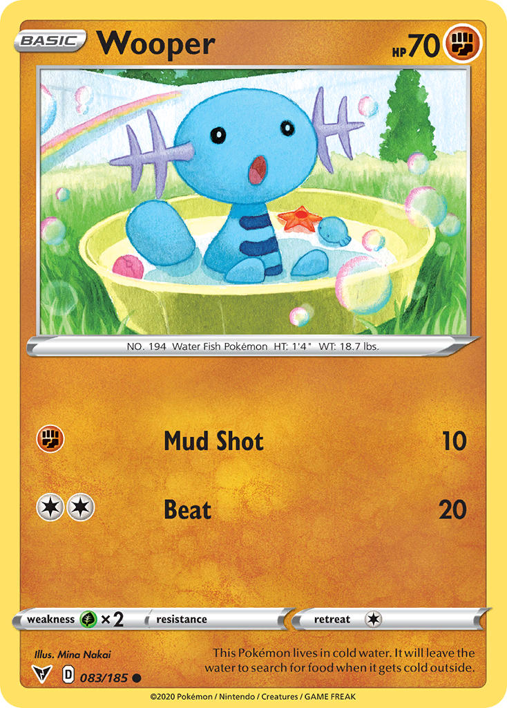 Wooper (083/185) [Sword & Shield: Vivid Voltage] | Exor Games New Glasgow