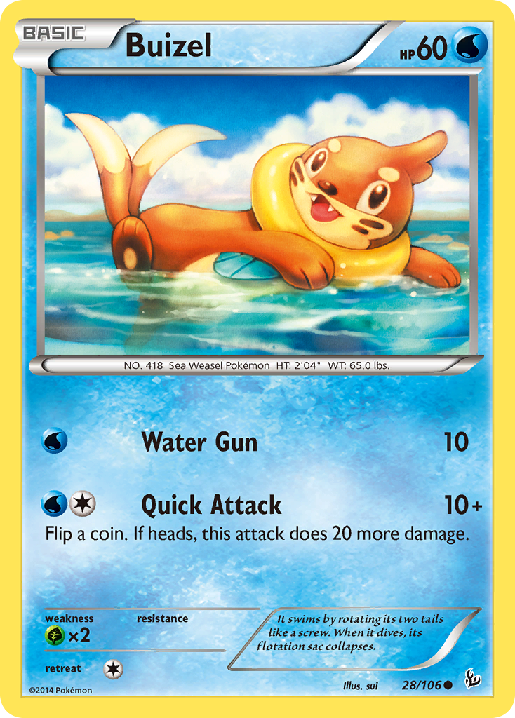 Buizel (28/106) [XY: Flashfire] | Exor Games New Glasgow