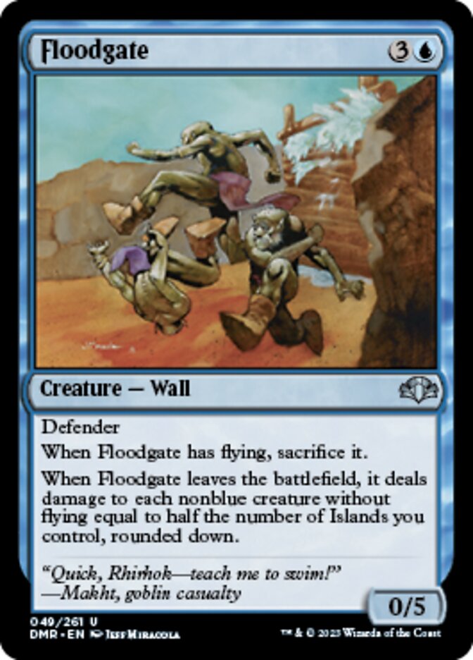 Floodgate [Dominaria Remastered] | Exor Games New Glasgow