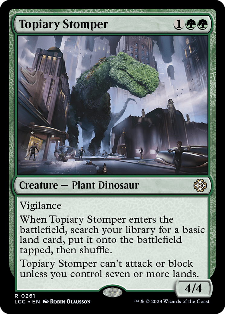 Topiary Stomper [The Lost Caverns of Ixalan Commander] | Exor Games New Glasgow