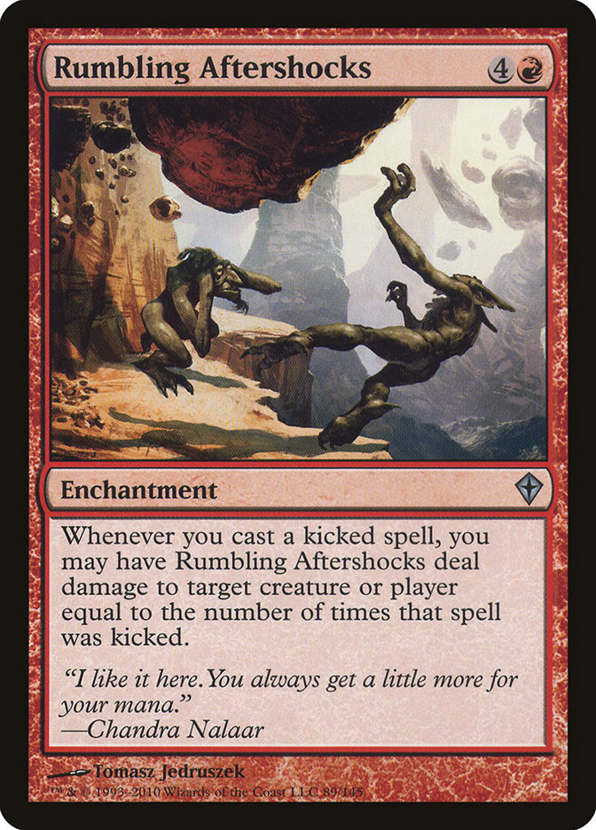 Rumbling Aftershocks [Worldwake] | Exor Games New Glasgow