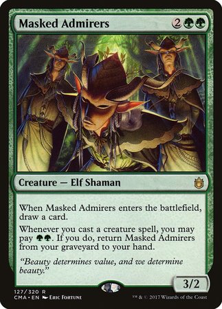 Masked Admirers [Commander Anthology] | Exor Games New Glasgow