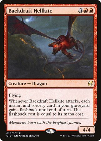 Backdraft Hellkite [Commander 2019] | Exor Games New Glasgow