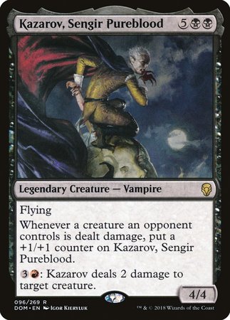 Kazarov, Sengir Pureblood [Dominaria] | Exor Games New Glasgow