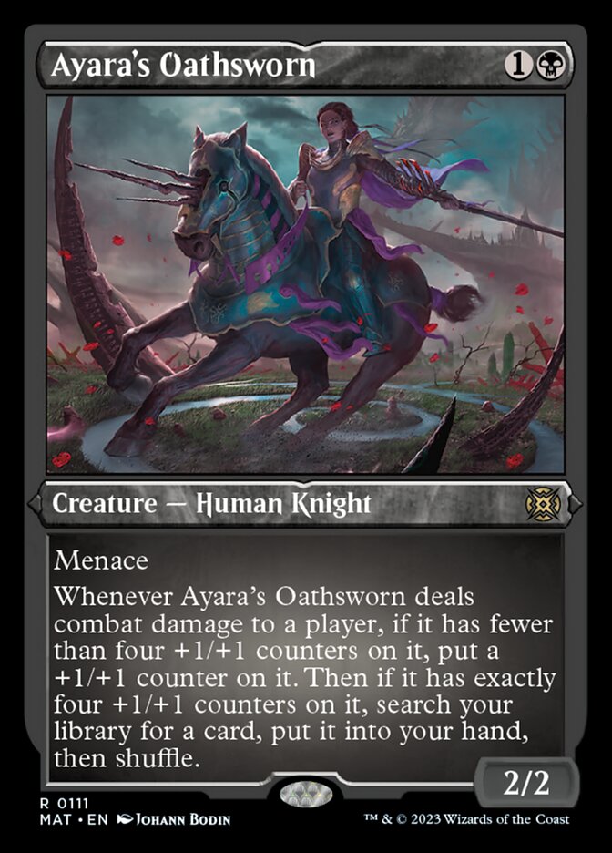 Ayara's Oathsworn (Foil Etched) [March of the Machine: The Aftermath] | Exor Games New Glasgow