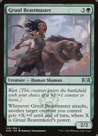 Gruul Beastmaster [Ravnica Allegiance] | Exor Games New Glasgow