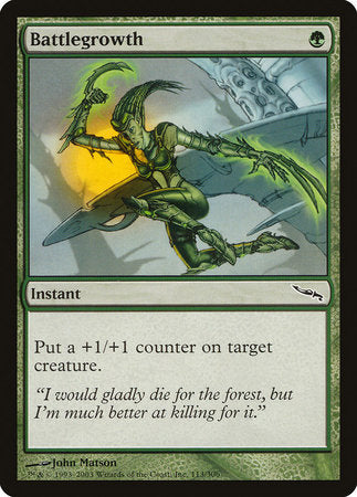 Battlegrowth [Mirrodin] | Exor Games New Glasgow