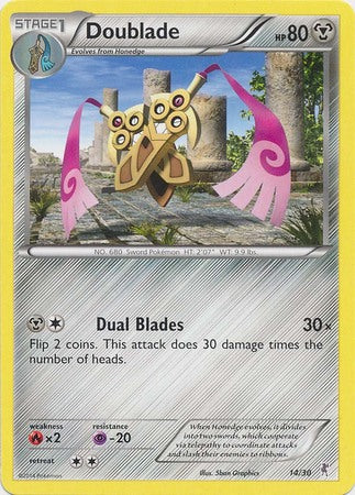 Doublade (14/30) [XY: Trainer Kit 1 - Bisharp] | Exor Games New Glasgow