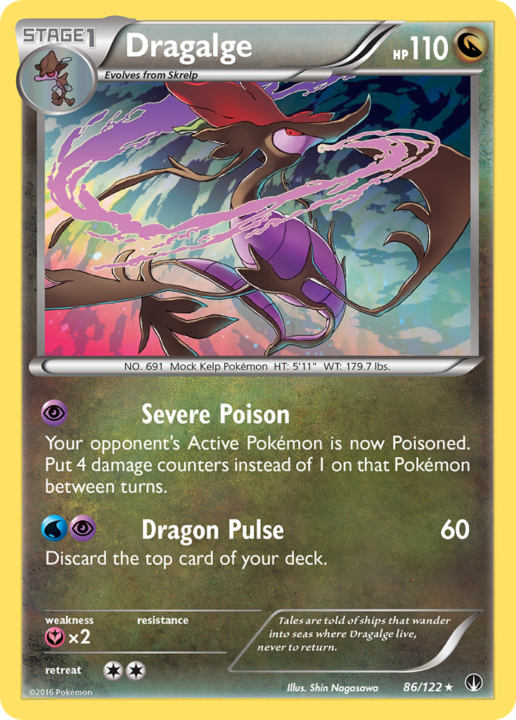 Dragalge (86/122) [XY: BREAKpoint] | Exor Games New Glasgow