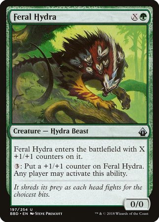 Feral Hydra [Battlebond] | Exor Games New Glasgow