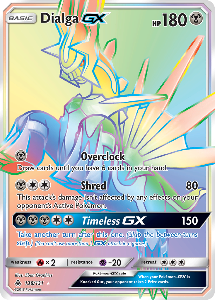 Dialga GX (138/131) [Sun & Moon: Forbidden Light] | Exor Games New Glasgow