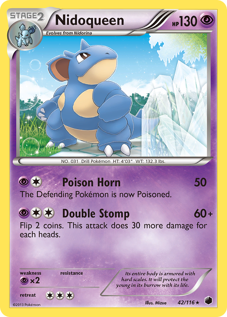 Nidoqueen (42/116) [Black & White: Plasma Freeze] | Exor Games New Glasgow