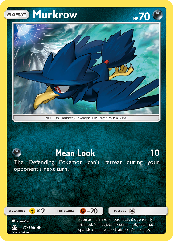 Murkrow (71/156) [Sun & Moon: Ultra Prism] | Exor Games New Glasgow