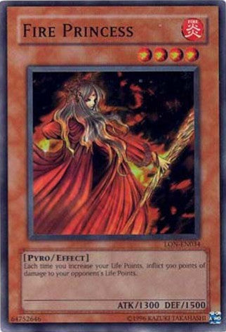 Fire Princess [LON-EN034] Super Rare | Exor Games New Glasgow