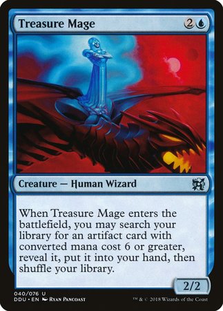 Treasure Mage [Duel Decks: Elves vs. Inventors] | Exor Games New Glasgow