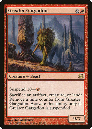 Greater Gargadon [Modern Masters] | Exor Games New Glasgow