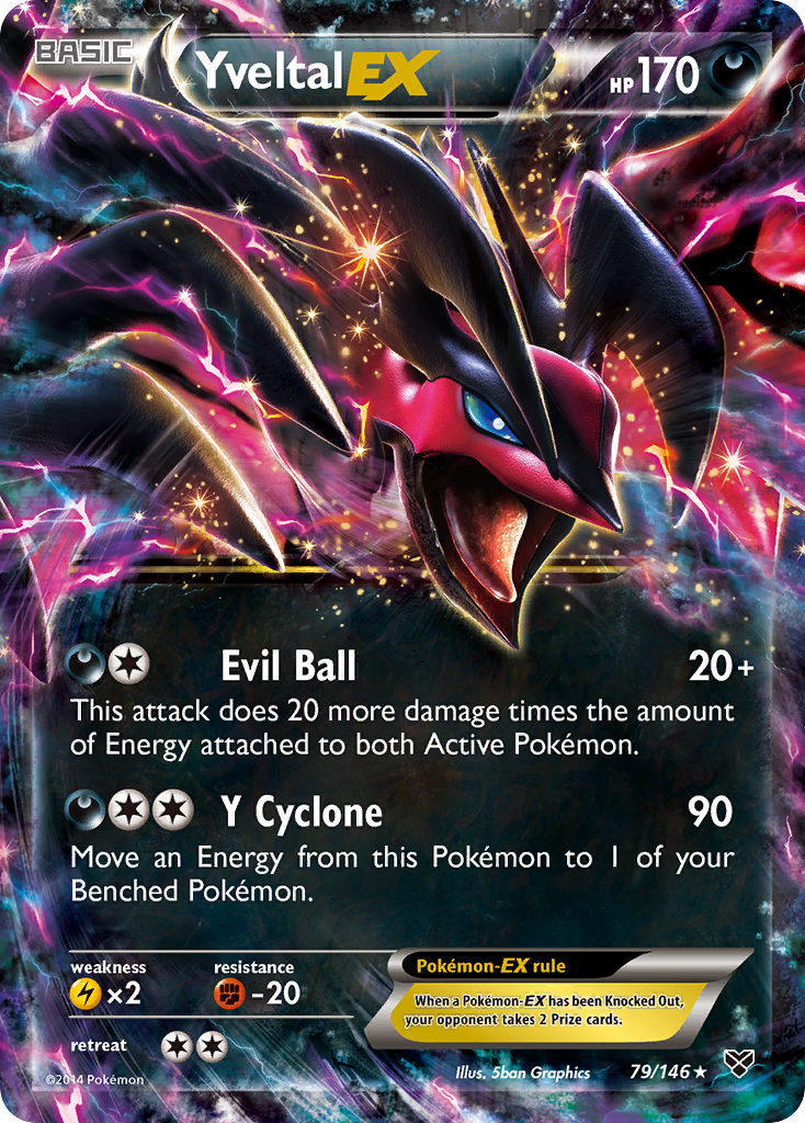 Yveltal EX (79/146) [XY: Base Set] | Exor Games New Glasgow