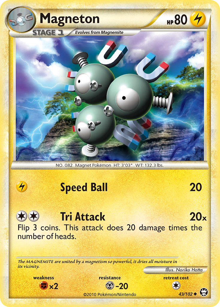 Magneton (43/102) [HeartGold & SoulSilver: Triumphant] | Exor Games New Glasgow
