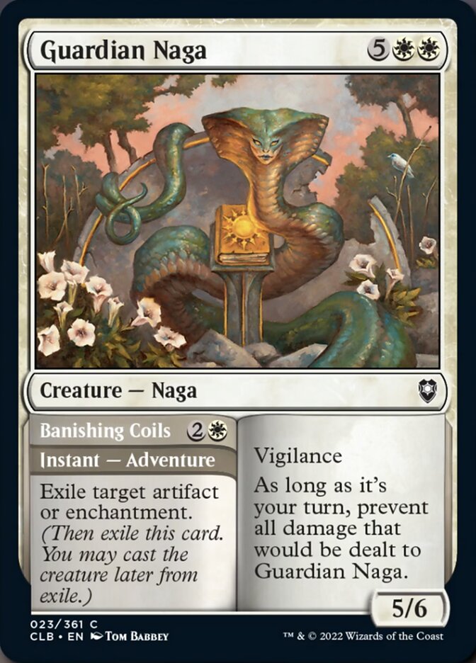 Guardian Naga // Banishing Coils [Commander Legends: Battle for Baldur's Gate] | Exor Games New Glasgow