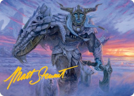 Frost Giant Art Card (Gold-Stamped Signature) [Dungeons & Dragons: Adventures in the Forgotten Realms Art Series] | Exor Games New Glasgow