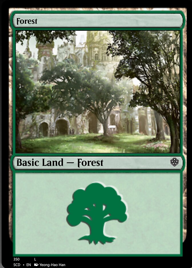 Forest (350) [Starter Commander Decks] | Exor Games New Glasgow