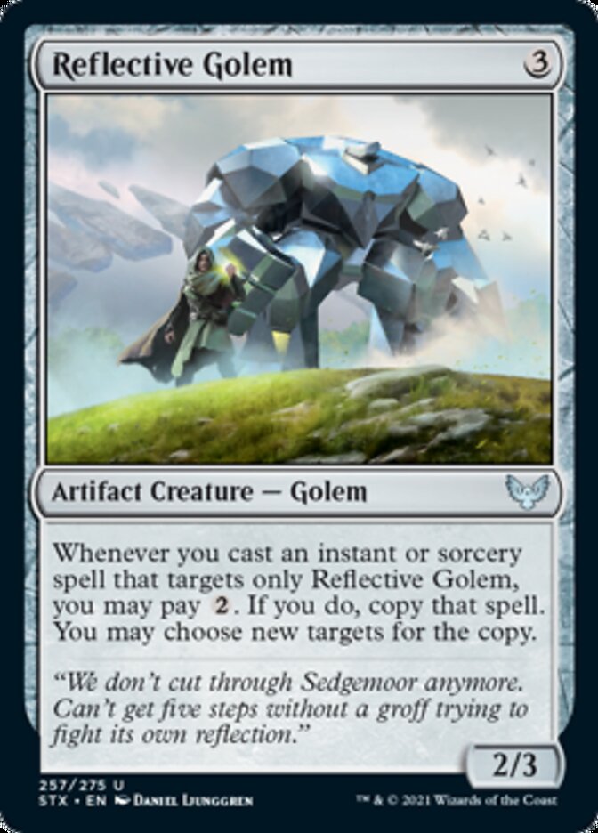 Reflective Golem [Strixhaven: School of Mages] | Exor Games New Glasgow