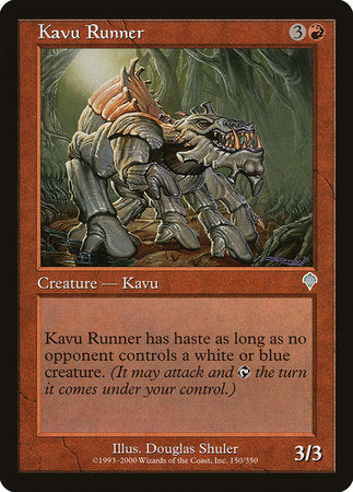 Kavu Runner [Invasion] | Exor Games New Glasgow