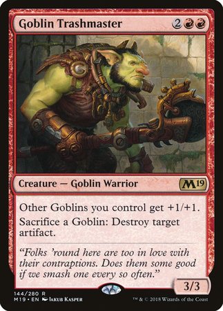 Goblin Trashmaster [Core Set 2019] | Exor Games New Glasgow