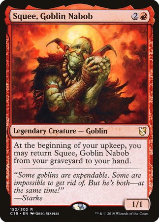 Squee, Goblin Nabob [Commander 2019] | Exor Games New Glasgow