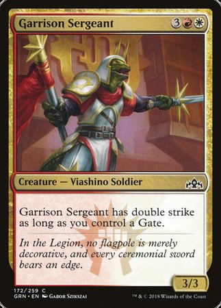 Garrison Sergeant [Guilds of Ravnica] | Exor Games New Glasgow