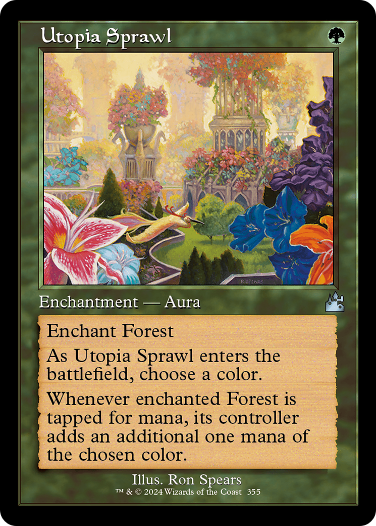 Utopia Sprawl (Retro Frame) [Ravnica Remastered] | Exor Games New Glasgow