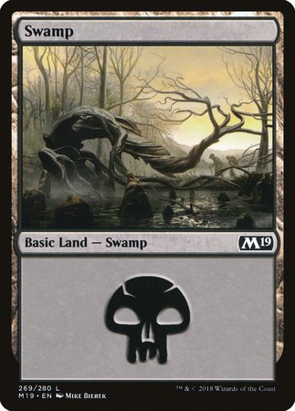 Swamp (269) [Core Set 2019] | Exor Games New Glasgow