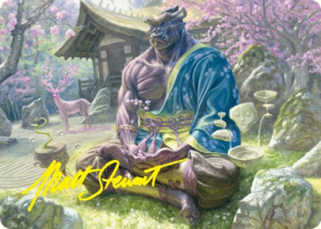 Kosei, Penitent Warlord Art Card (Gold-Stamped Signature) [Kamigawa: Neon Dynasty Art Series] | Exor Games New Glasgow