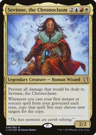 Sevinne, the Chronoclasm [Commander 2019] | Exor Games New Glasgow