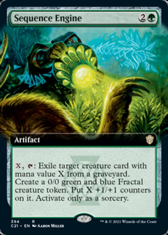 Sequence Engine (Extended) [Commander 2021] | Exor Games New Glasgow